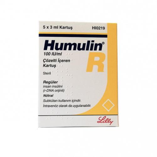 Humulin R 100IU (Cart) Humulin R 100IU (Cart)